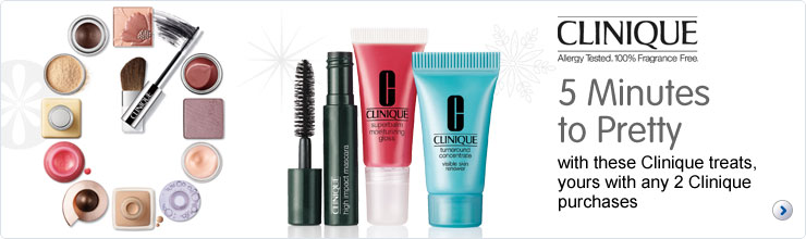 Great value Clinique makeup gifts skincare fragrance Christmas